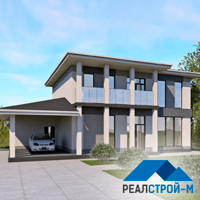 Проект дома с панорамными окнами-24-01-00-pr