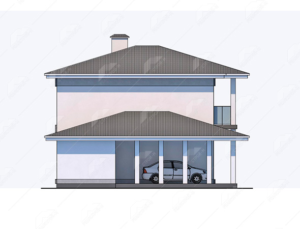 Проект дома с панорамными окнами-24-01-02