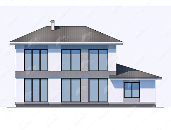 Проект дома с панорамными окнами-24-01-03