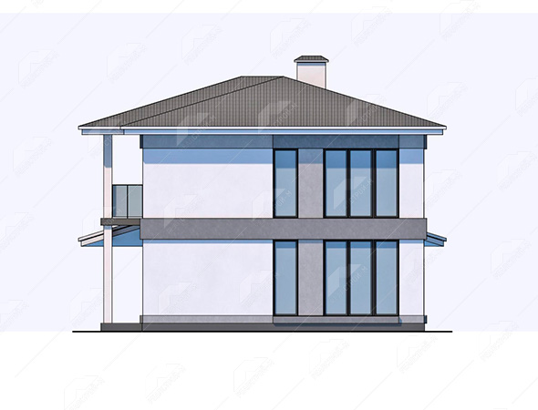 Проект дома с панорамными окнами-24-01-04