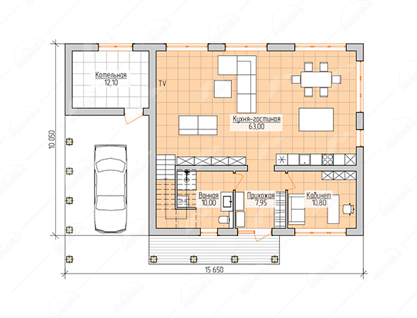 Проект дома с панорамными окнами-24-01-05