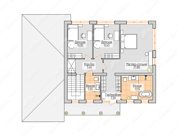 Проект дома с панорамными окнами-24-01-06