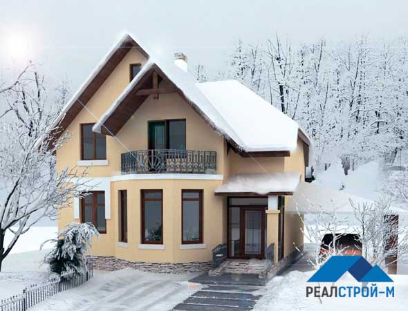 Проект дома в классическом стиле b102-1-00
