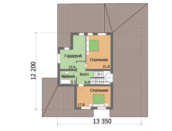 Проект дома в современном стиле b110-1-06